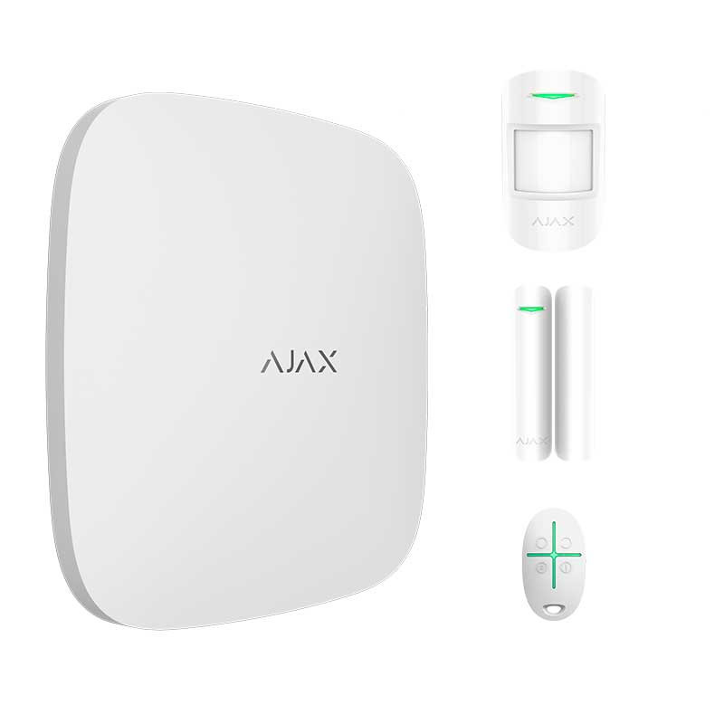 KIT 1 DE AJAX HUB IP/4G MOTION PROTEC/MAGNETICO/PANICO