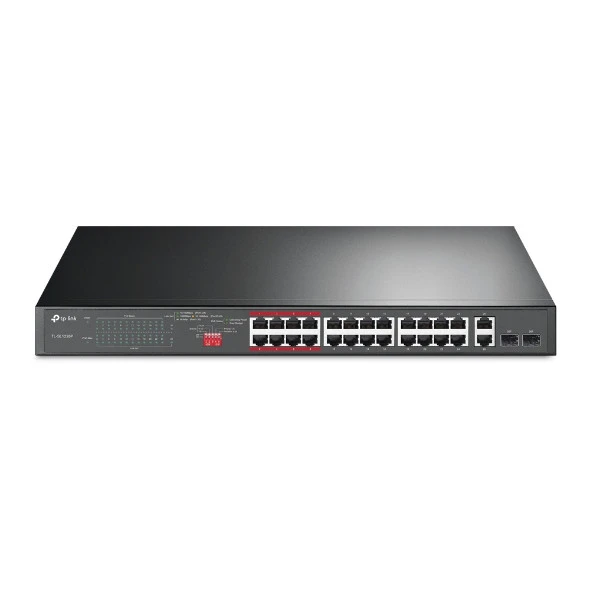 Switch de 24 puertos a 10/100Mbps + 2 puertos Gigabit TL-SL1226P