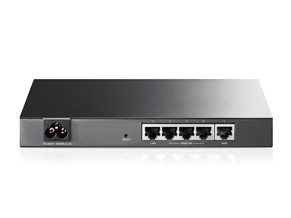 Router Tp-Link con balanceo de cargas puertos 10/100 Mbps 3 puertos WAN/LAN para hacer el balanceo TL-R470T+