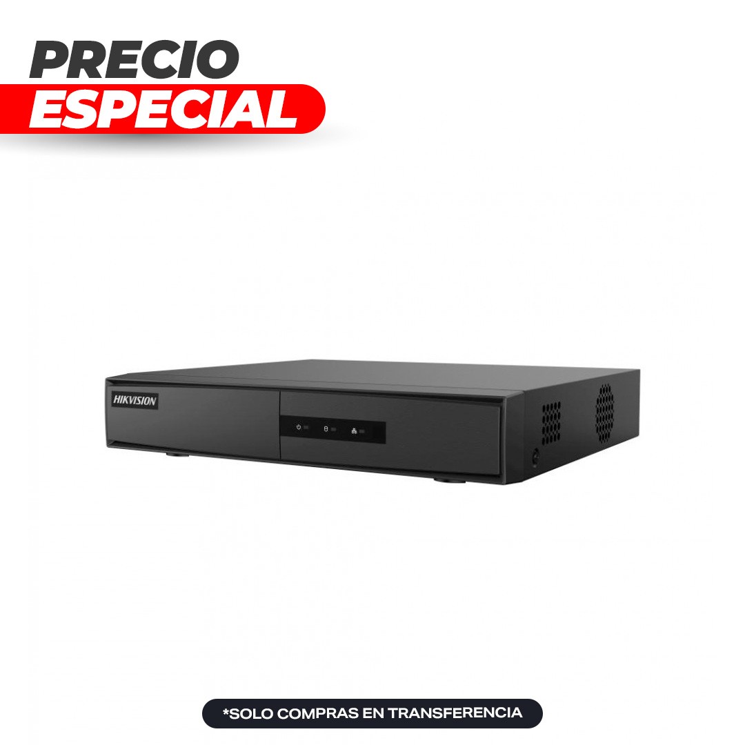 NVR Hikvision 4 Canales PoE DS-7104NI-Q1/4P/M (D)