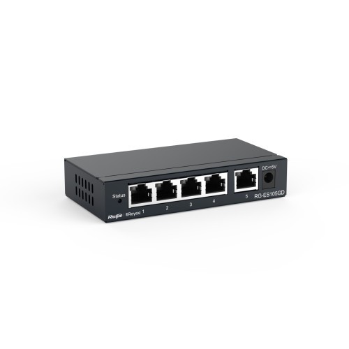 SWITCH REYEE NO ADMINISTRABLE 5 PUERTOS GIGA RG-ES105GD