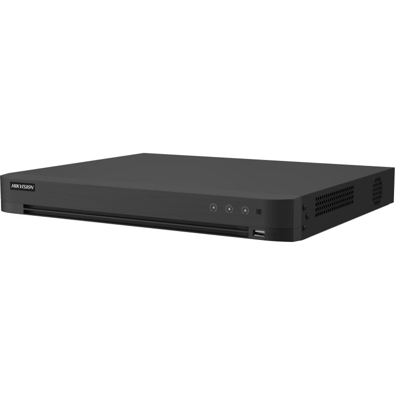 DVR Hikvision 5mp 16Analos y 16IP canales, HDD iDS-7216HUHI-M2/X