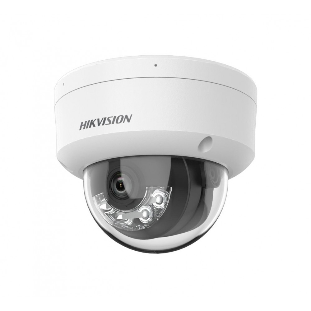 Cámara Domo IP 2MP Dual Light 20M Audio PoE DS-2CD1123G2-LIU 2.8mm Hikvision