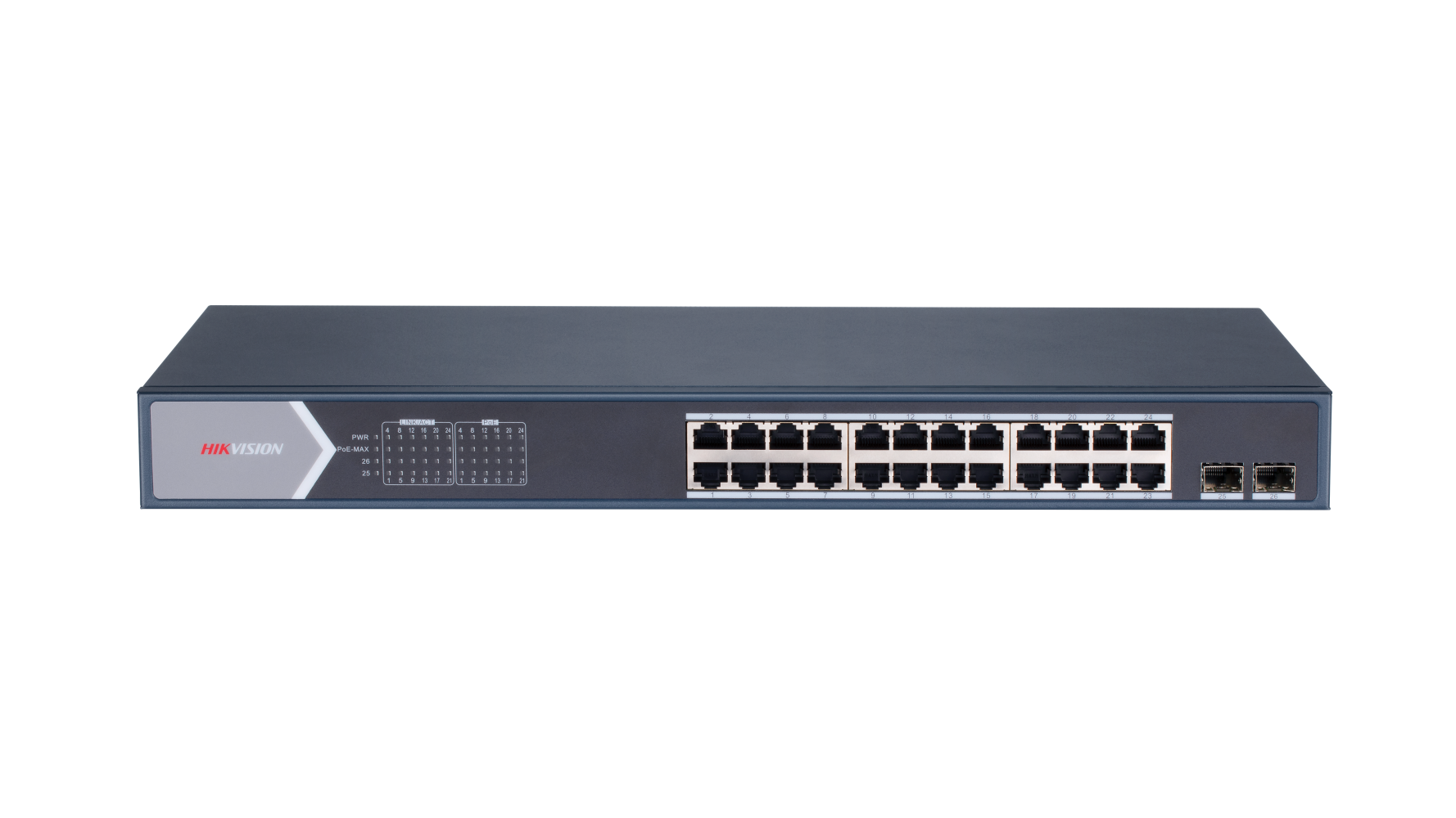 Switch Cloud 24GE PoE 230w + 1SFP Inteligente DS-3E1526P-SI Hikvision