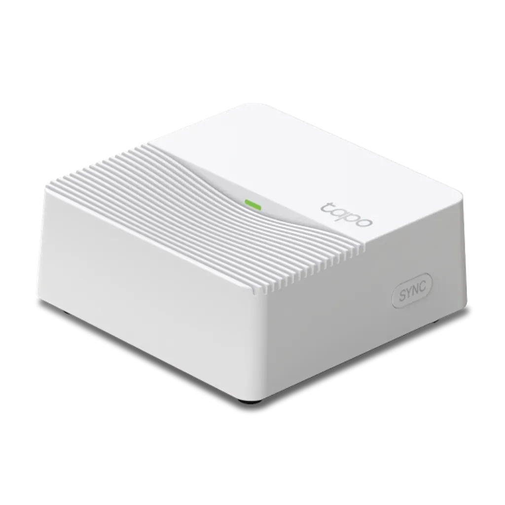 Tapo H200. Hub Inteligente con alarma, se coordina con sensores inteligentes Tapo 19 tonos diferentes soporta hasta 64 dispositivos + 4 cámaras o timbres función con Amazon Alexa y Google.