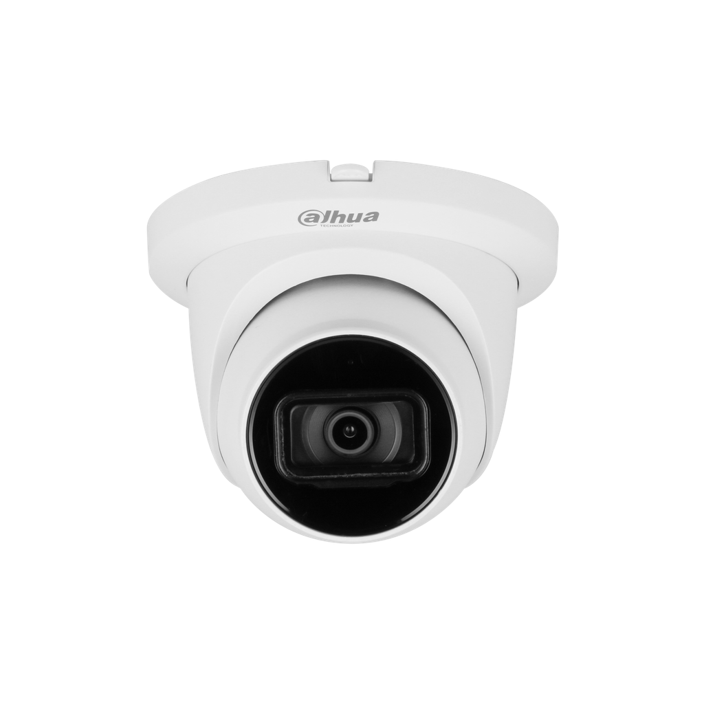 DH-IPC-HDW5442TMP-ASE-0280B-S3. Cámara IP Dahua tipo Eyeball 4MP lente fijo IR 50mt IVS, FD, Heat Ma