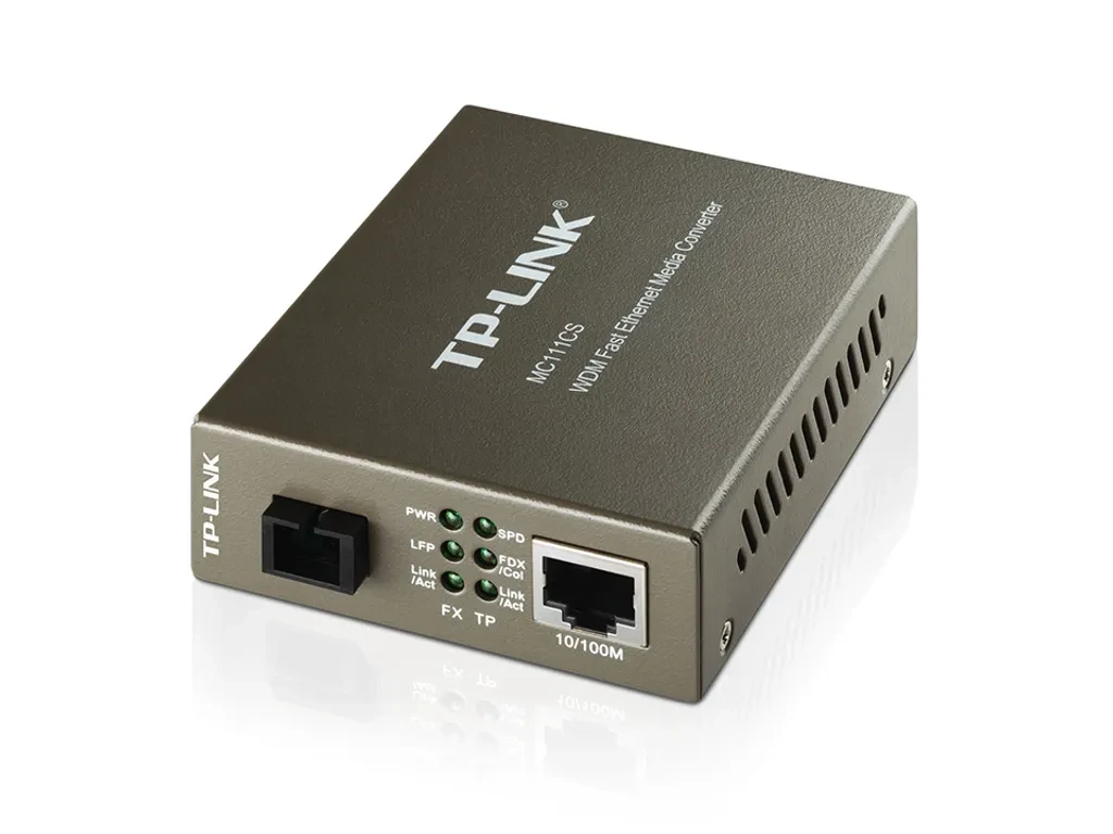 MC111CS. Convertidor Multimedia WDM TP-Link MC111CS, 10/100Mbps, RJ45, SC/UPC, IEEE