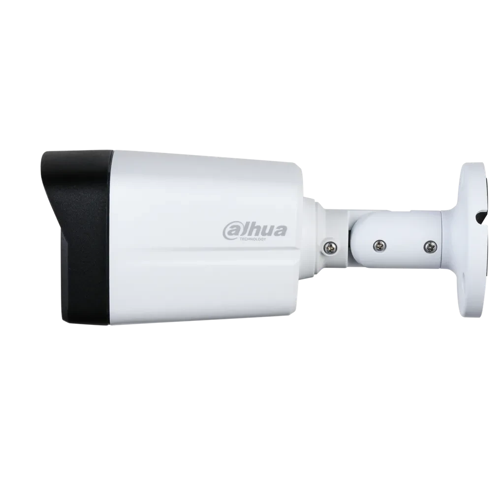 DH-HAC-HFW1200TLMN-IL-A-0280B-S6. Cámara Análoga Dahua tipo bullet de 2MP con doble iluminación de hasta 40m lente fijo de 2.8mm Micrófono incorporado protección IP67.