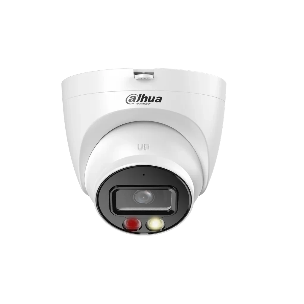DH-IPC-HDW2649TP-S-IL-0280B. Cámara IP Dahua tipo eyeball de 6MP Full Color con doble iluminación de hasta 30m lente fijo de 2.8mm protección IP67