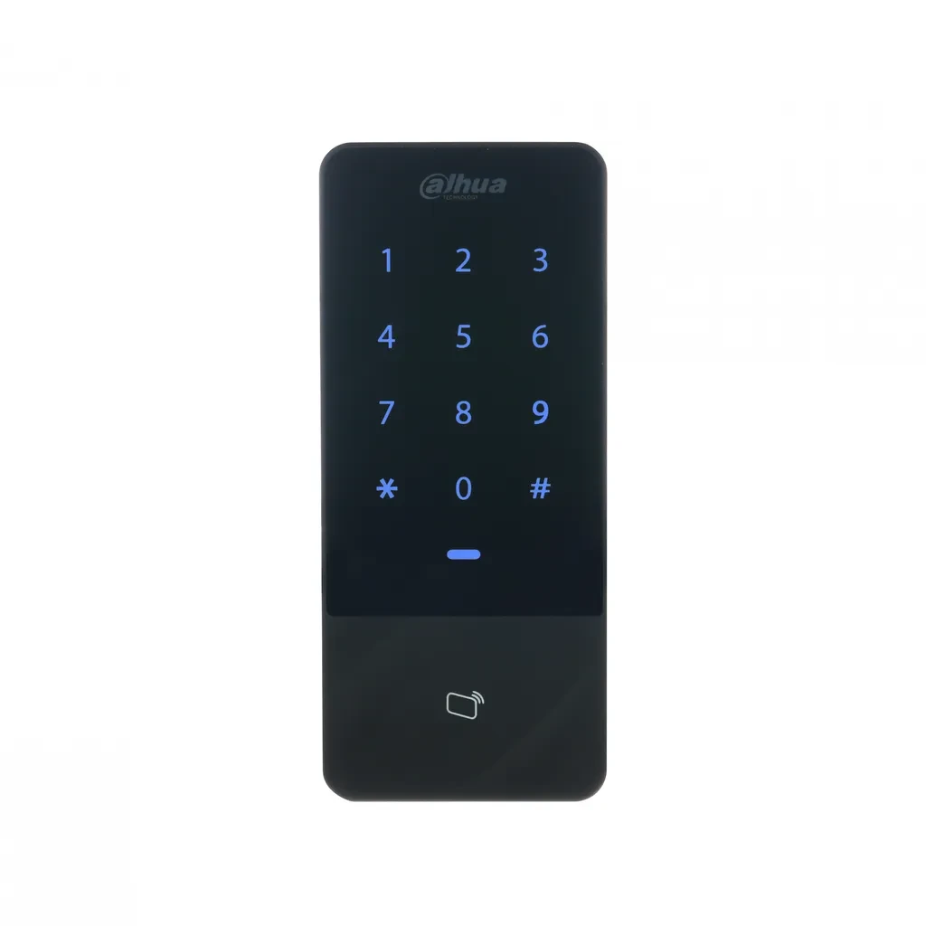 DHI-ASI1201E-V1. Control de Acceso Dahua Standalone, IP, lector de tarjetas IC y clave numérica, IP66.