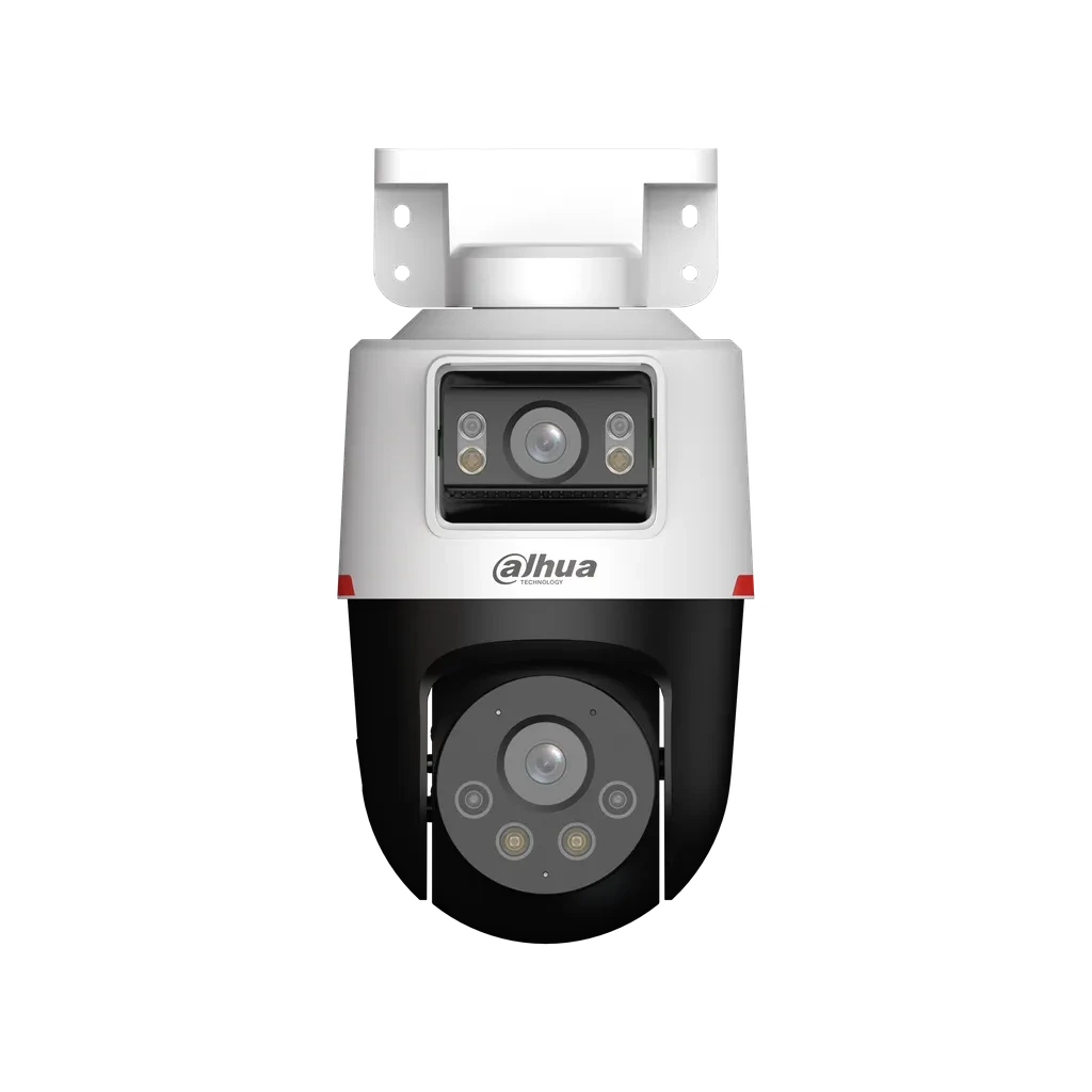 Cámara IP Dahua DH-IPC-PTS2249BP-E2-S-PV-LEID-0360B-PRO Dual 2MP PT + Fija | WizColor | Active Deterrence