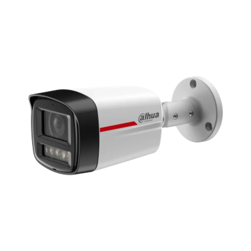 Cámara IP Bala Dahua 4MP DH-IPC-HFW2449TLP-S-LED-0360B-PRO-S1 | WizColor, Luz Blanca 50 m y Protección Perimetral