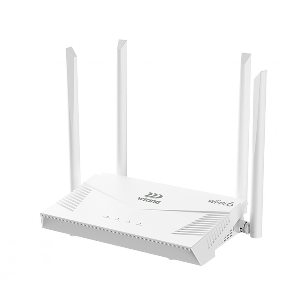 Router WiFi6 EasyMesh 2,4/5Ghz AX 1800Mbps 4GE 1WAN/3LAN Adm. Cloud WK-R1800 Wiking